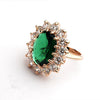 Wholesale Jewelry Women's Metal Geometric Rings Gold Plated