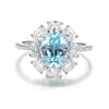 Wholesale Jewelry Women's S925 Sterling Silver Ring With Flower Pattern And Electroplating Process