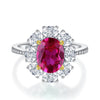 Wholesale Jewelry Women's S925 Sterling Silver Ring With Flower Pattern And Electroplating Process