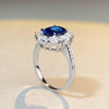 Wholesale Jewelry Women's S925 Sterling Silver Ring With Flower Pattern And Electroplating Process