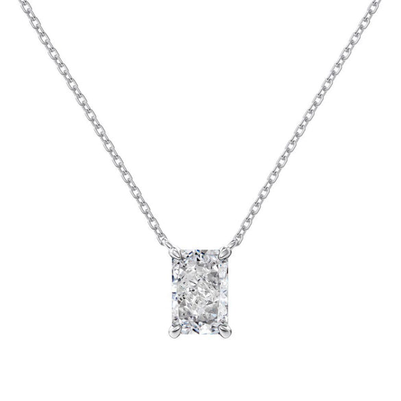 Wholesale Jewelry Women's 925 Sterling Silver Ring Necklace With Flower Cut Zircon Electroplated Highend Geometric Design