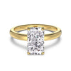 Wholesale Jewelry Women's 925 Sterling Silver Ring Necklace With Flower Cut Zircon Electroplated Highend Geometric Design