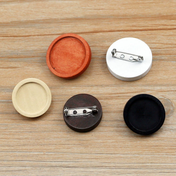 Wholesale Jewelry Wooden Bottom Tray With Stainless Steel Safety Buckle Electroplated Diy Handmade Jewelry Accessories