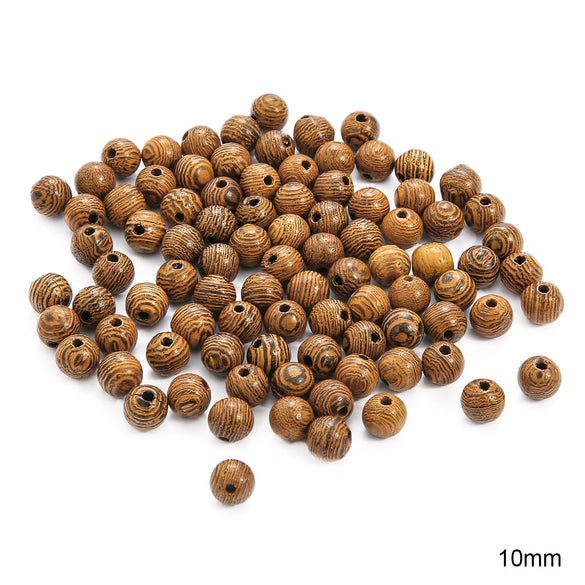 Wholesale Jewelry Wooden Round Bead Antique Handmade Oil Treated Beaded Bracelet Accessories