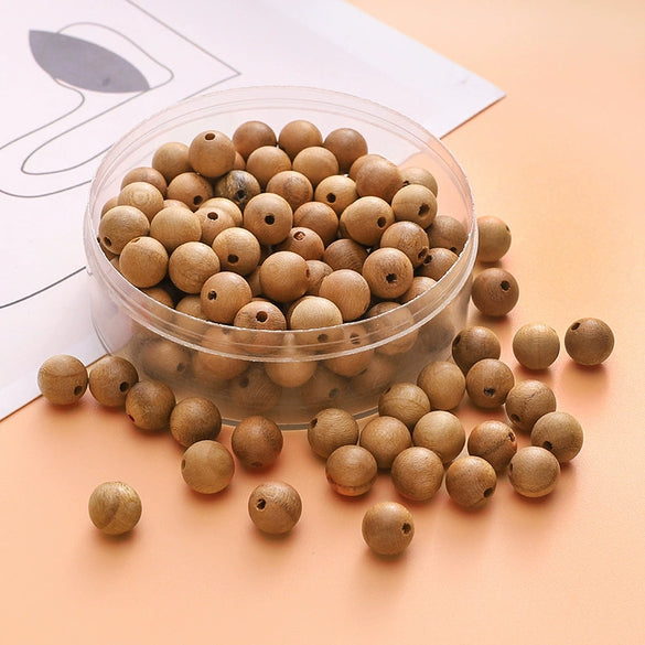 Wholesale Jewelry Wooden Round Bead Antique Handmade Oil Treated Beaded Bracelet Accessories