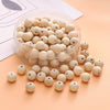 Wholesale Jewelry Wooden Round Bead Antique Handmade Oil Treated Beaded Bracelet Accessories