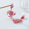 Wholesale Jewelry Zinc Alloy Animal Zodiac Pattern Electroplated Exaggerated Multi Layer Earrings For Women