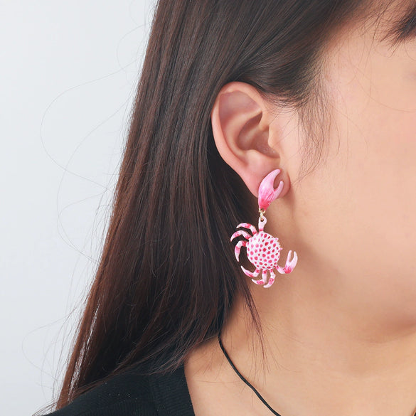 Wholesale Jewelry Zinc Alloy Animal Zodiac Pattern Electroplated Exaggerated Multi Layer Earrings For Women