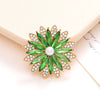 Wholesale Jewelry Zinc Alloy Crystal Gem Flower Light Luxury Accessories
