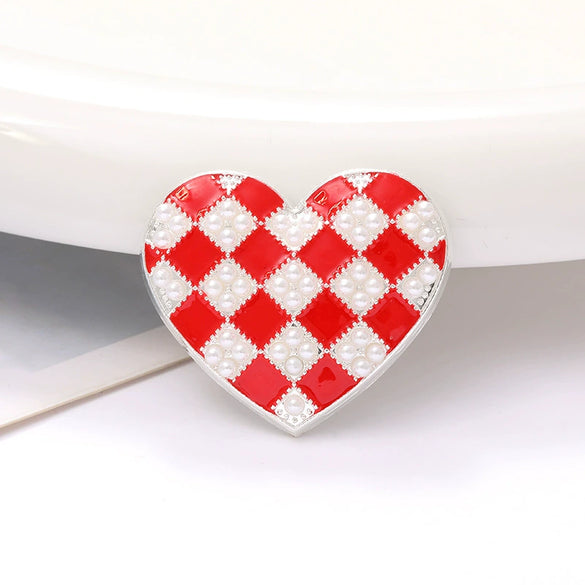 Wholesale Jewelry Zinc Alloy Dripping Oil Love Pattern Accessories