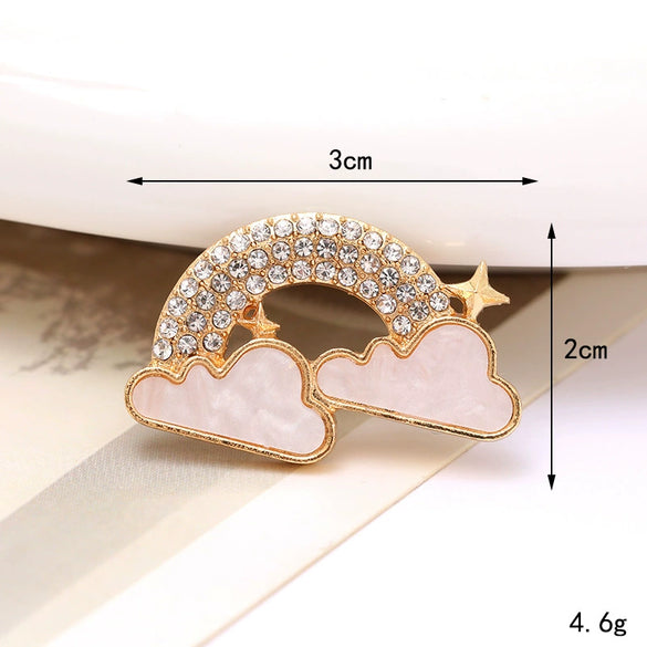 Wholesale Jewelry Zinc Alloy Highend Animals Butterfly Clouds Electroplated Accessories