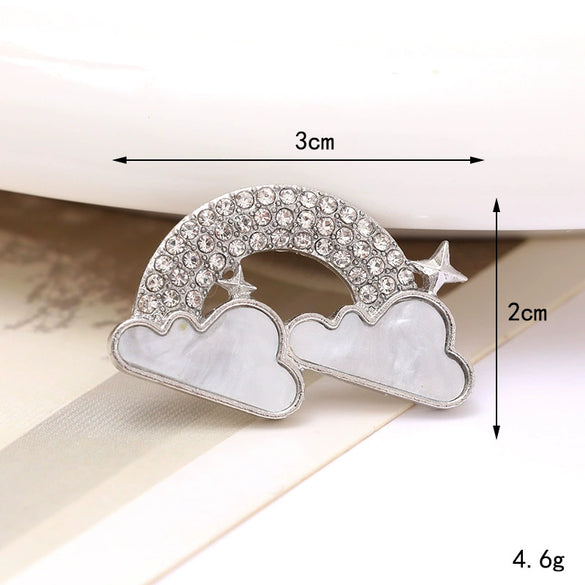 Wholesale Jewelry Zinc Alloy Highend Animals Butterfly Clouds Electroplated Accessories