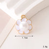 Wholesale Jewelry Zinc Alloy Love Bow Pendant Accessories With Hirback Pattern And Dripping Oil Design For Women