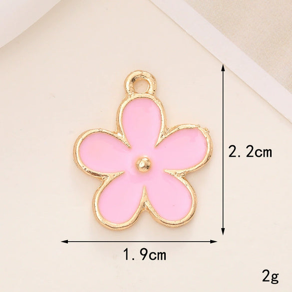 Wholesale Jewelry Zinc Alloy Love Bow Pendant Accessories With Hirback Pattern And Dripping Oil Design For Women