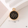 Wholesale Jewelry Zinc Alloy Love Bow Pendant Accessories With Hirback Pattern And Dripping Oil Design For Women