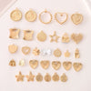 Wholesale Jewelry Zinc Alloy Love Bow Pendant Accessories With Hirback Pattern And Dripping Oil Design For Women