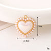 Wholesale Jewelry Zinc Alloy Love Bow Pendant Accessories With Hirback Pattern And Dripping Oil Design For Women