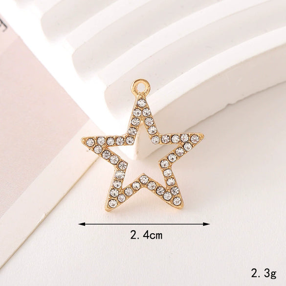 Wholesale Jewelry Zinc Alloy Love Bow Pendant Accessories With Hirback Pattern And Dripping Oil Design For Women