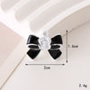 Wholesale Jewelry Zinc Alloy Love Bow Pendant Accessories With Hirback Pattern And Dripping Oil Design For Women
