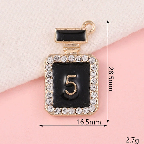 Wholesale Jewelry Zinc Alloy Love Bow Pendant Accessories With Hirback Pattern And Dripping Oil Design For Women