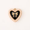 Wholesale Jewelry Zinc Alloy Love Bow Pendant Accessories With Hirback Pattern And Dripping Oil Design For Women