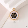 Wholesale Jewelry Zinc Alloy Love Bow Pendant Accessories With Hirback Pattern And Dripping Oil Design For Women