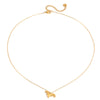 Wholesale 18K Gold Electroplated Stainless Steel Animal Shape Puppy Necklace For Women