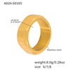 Wholesale 18K Gold Electroplated Stainless Steel Geometric Nutshaped Light Luxury Women's Ring