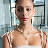 Wholesale 18K Gold Electroplated Stainless Steel Heartshaped Pendant Necklace For Women