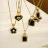 Wholesale 18K Gold Plated Butterfly Heart Micro Inlaid Unisex Necklace With Heart Shape And Animal Zodiac Patterns Cross Chain