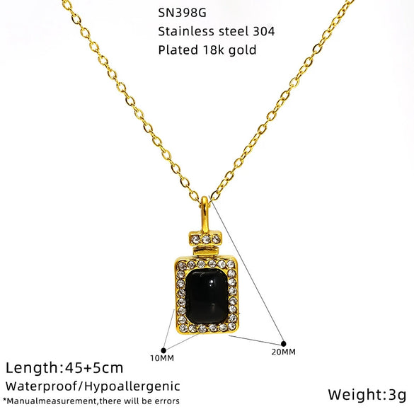 Wholesale 18K Gold Plated Butterfly Heart Micro Inlaid Unisex Necklace With Heart Shape And Animal Zodiac Patterns Cross Chain