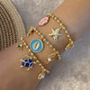 Wholesale 18K Gold Plated Copper Animal Pattern Diy Bracelet For Women