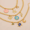 Wholesale 18K Gold Plated Copper Animal Pattern Diy Bracelet For Women
