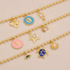 Wholesale 18K Gold Plated Copper Animal Pattern Diy Bracelet For Women