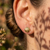 Wholesale 18K Gold Plated Geometric Stainless Steel Earrings For Women Retro Simple Niche Style