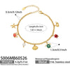 Wholesale 18K Gold Plated 316L Stainless Steel Ocean Element Necklace And Anklet Set For Women Light Luxury Style