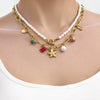 Wholesale 18K Gold Plated 316L Stainless Steel Ocean Element Necklace And Anklet Set For Women Light Luxury Style