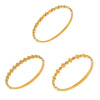 Wholesale 18K Gold Plated Stainless Steel Geometric Pattern Fine Ring Clasp Bracelet Set With 5A Zircon Full Diamond Accessories