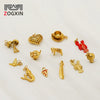 Wholesale 18K Gold Plated Stainless Steel Quirky Cartoon Jewelry Necklace And Bracelet Accessories