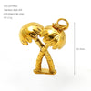 Wholesale 18K Gold Plated Stainless Steel Quirky Cartoon Jewelry Necklace And Bracelet Accessories