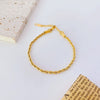 Wholesale 18K Goldplated Geometric Titanium Steel Cuban Chain Bracelet For Women