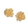 Wholesale 18K Goldplated Stainless Steel Flowershaped Earrings For Women