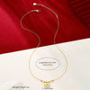 Wholesale 24K Goldplated Titanium Steel Medieval Style Geometric Trojan Horse Necklace For Women