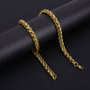 Wholesale Keel Chain Cuban Titanium Steel Chain Geometric Style Electroplated For Men And Women