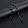 Wholesale Keel Chain Cuban Titanium Steel Chain Geometric Style Electroplated For Men And Women