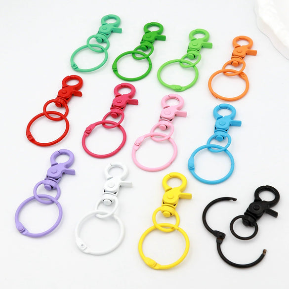Wholesale Key Chain Accessories Zinc Alloy Handmade Painted Pendant Doll Bag Key Ring