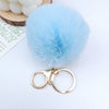 Wholesale Keychain Imitation Rex Rabbit Fur Ball Plush Creative Car And Bag Pendant