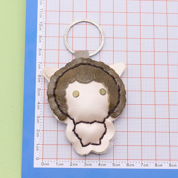 Wholesale Keychain Leather Animal Hand Sewn Retro Trend