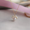 Wholesale Kitten Claw Natural Freshwater Pearl Copper 14K Gold Collarbone Necklace With Simple And Versatile Design