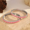 Wholesale Klein Blue Enamel Drip Oil Stainless Steel Bracelet Retro Style Jewelry